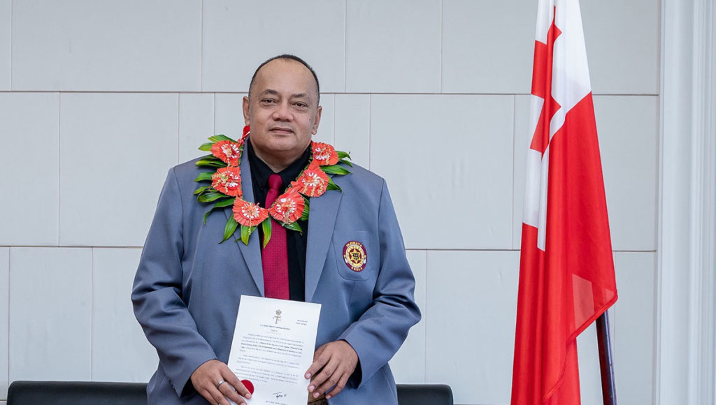 Tonga Prime Minister Hon Siaosi Ofakivahafolau Sovaleni