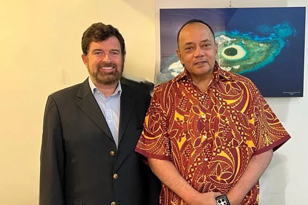 O Cônsul Geral de Tonga, Anthony Bailey, encontra-se com o primeiro-ministro de Tonga na Assembleia Geral das Nações Unidas - Consulate General of the Kingdom of Tonga in Portugal O Cônsul Geral de Tonga, Anthony Bailey, encontra-se com o primeiro-ministro de Tonga na Assembleia Geral das Nações Unidas - Consulate General of the Kingdom of Tonga in Portugal