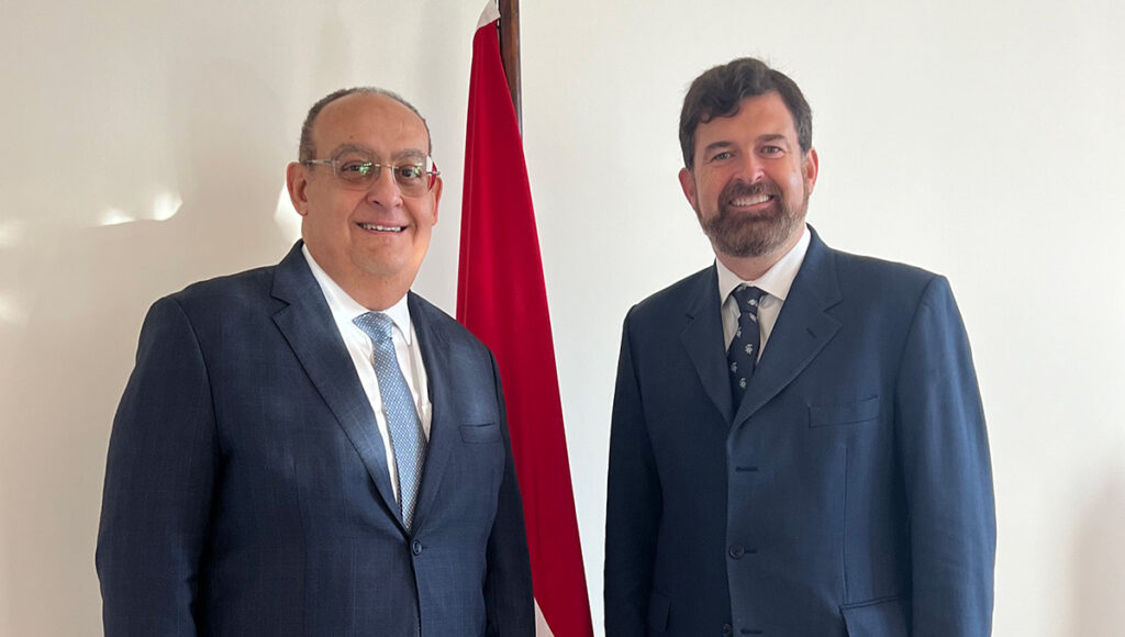 O Cônsul Geral de Tonga, Anthony Bailey, visita o Embaixador do Egito - Consulate General of the Kingdom of Tonga in Portugal O Cônsul Geral de Tonga, Anthony Bailey, visita o Embaixador do Egito - Consulate General of the Kingdom of Tonga in Portugal
