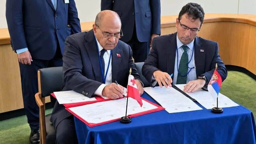 Reino de Tonga e República da Sérvia Estabelecem Relações Diplomáticas - Consulado-Geral do Reino de Tonga na República Portuguesa