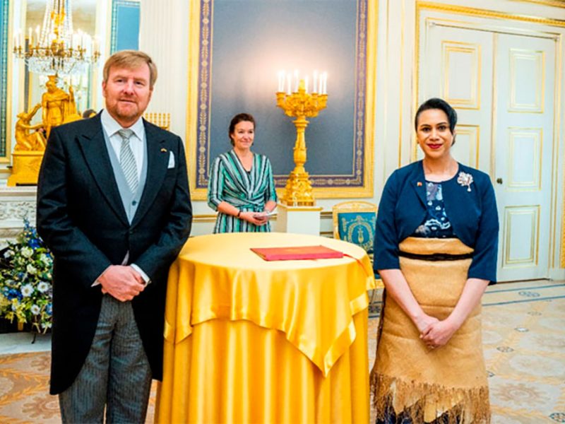 Ambassador of the Kingdom of Tonga presented credentials in the Netherlands