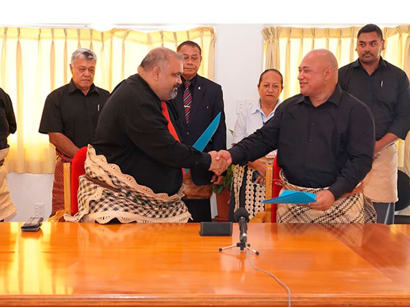 Tonga Ports Authority signs MoU with Royal Lalanga Fononga to import ferronickel slag from New Caledonia